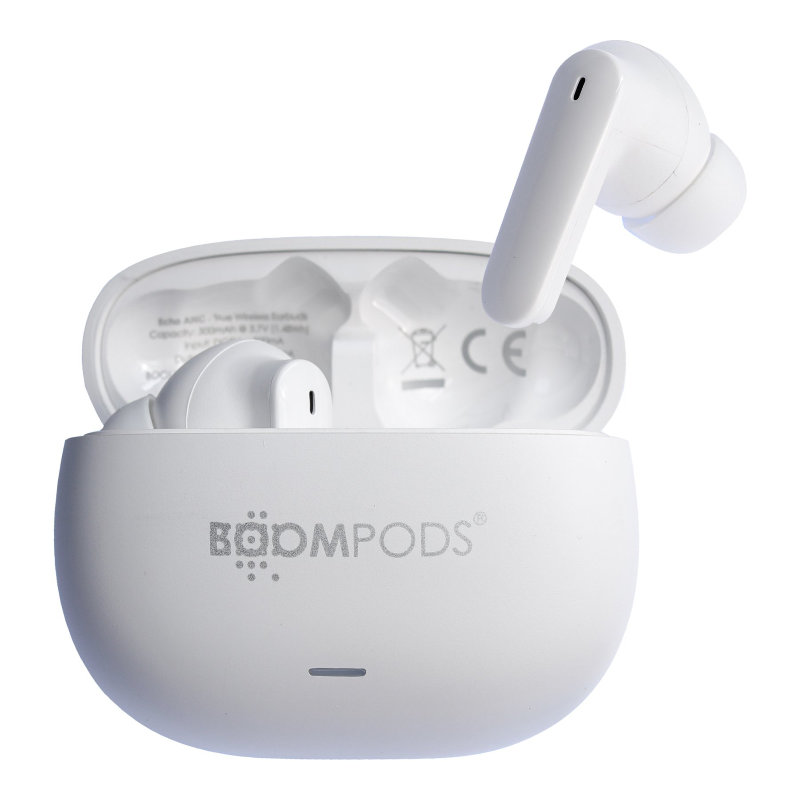 Boompods Echobuds True Wireless Earphones - White - BP-EANCWT