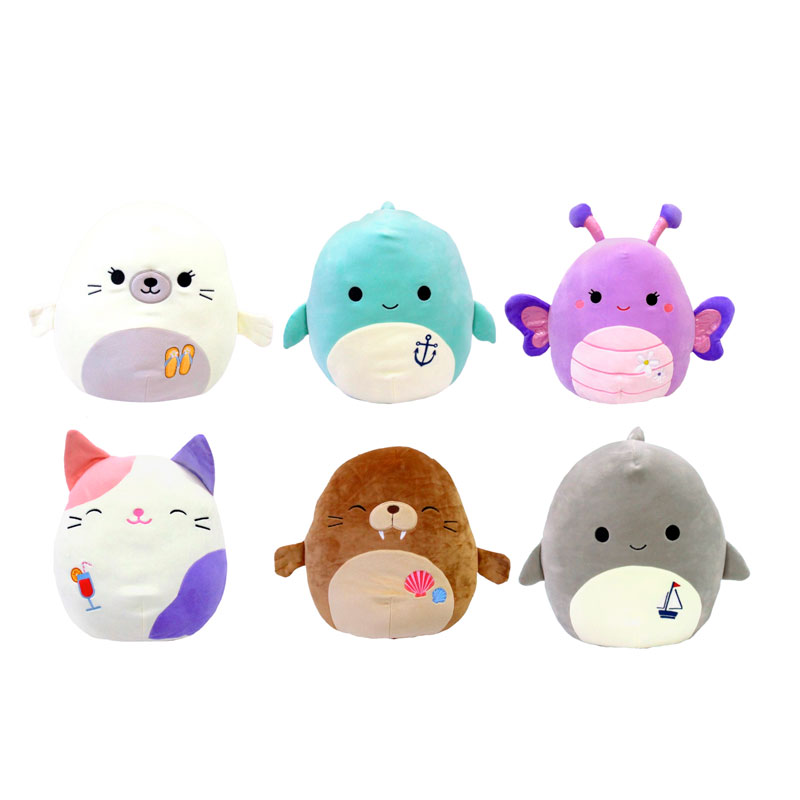 different size squishmallows