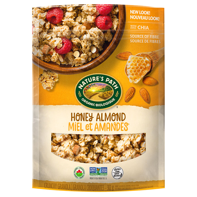 Nature's Path Organic Pure Oats Granola Cereal - Honey ...