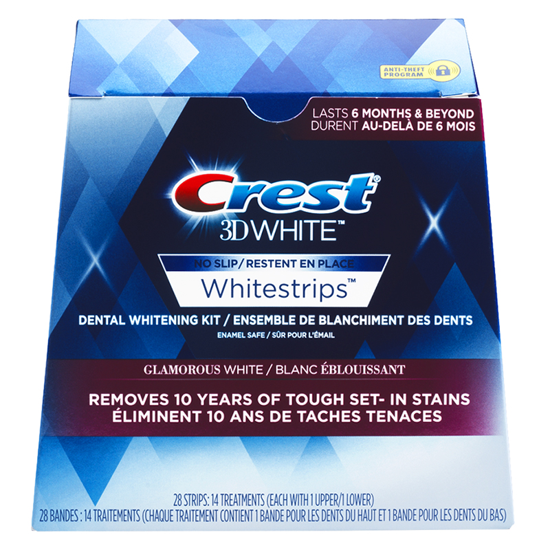 Crest 3D White Whitestrips Luxe Glamorous White 14s