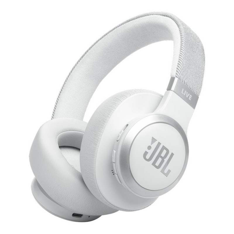 JBL LIVE 770NC Wireless Headphones - White - JBLLIVE770NCWHTAM