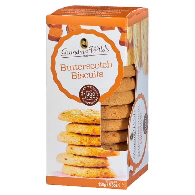 Grandma Wild's Butterscotch Biscuits - 150g