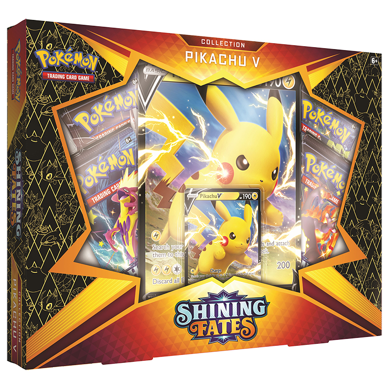 shining fates box pikachu