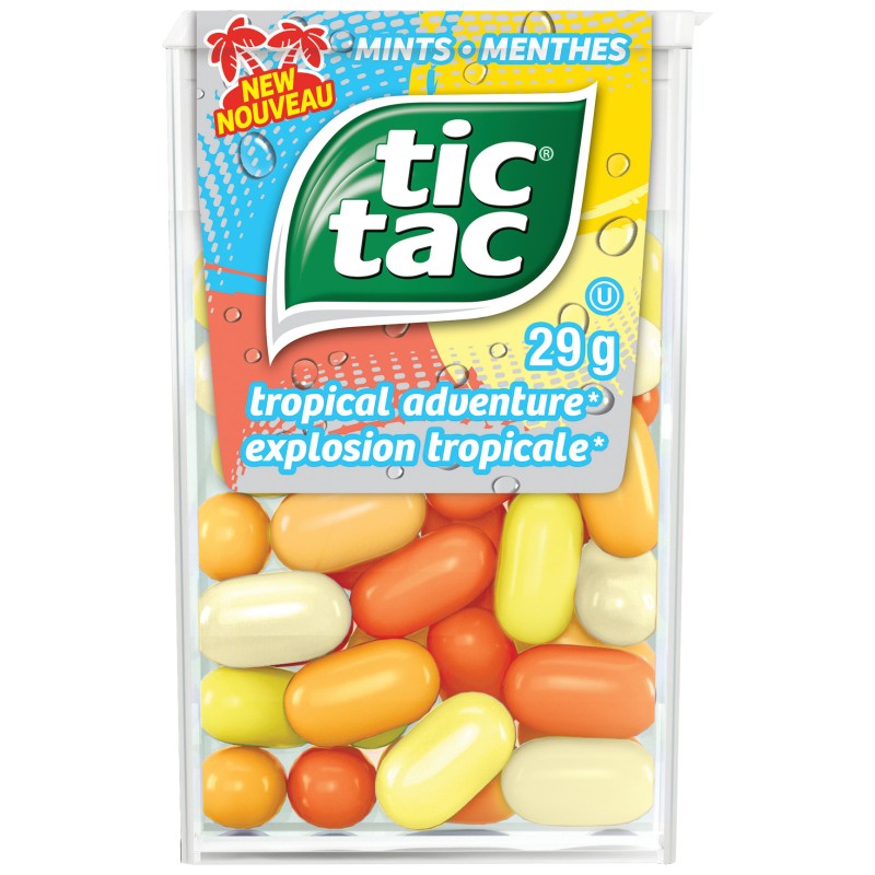 Tic Tac Breath Mints - Tropical Adventure - 29g