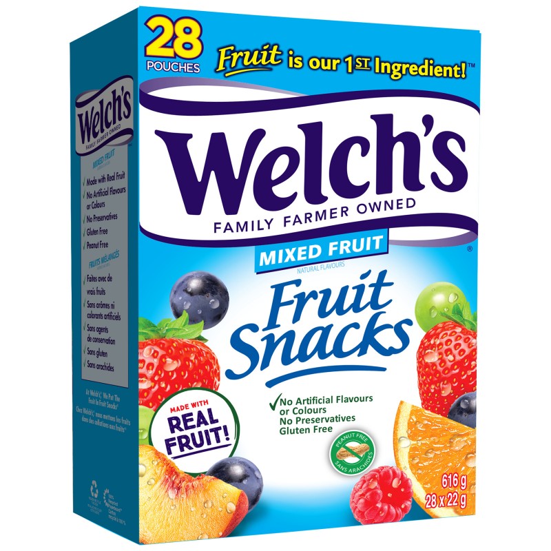 Welch's Mixed Fruit Snacks - 28s / 616g