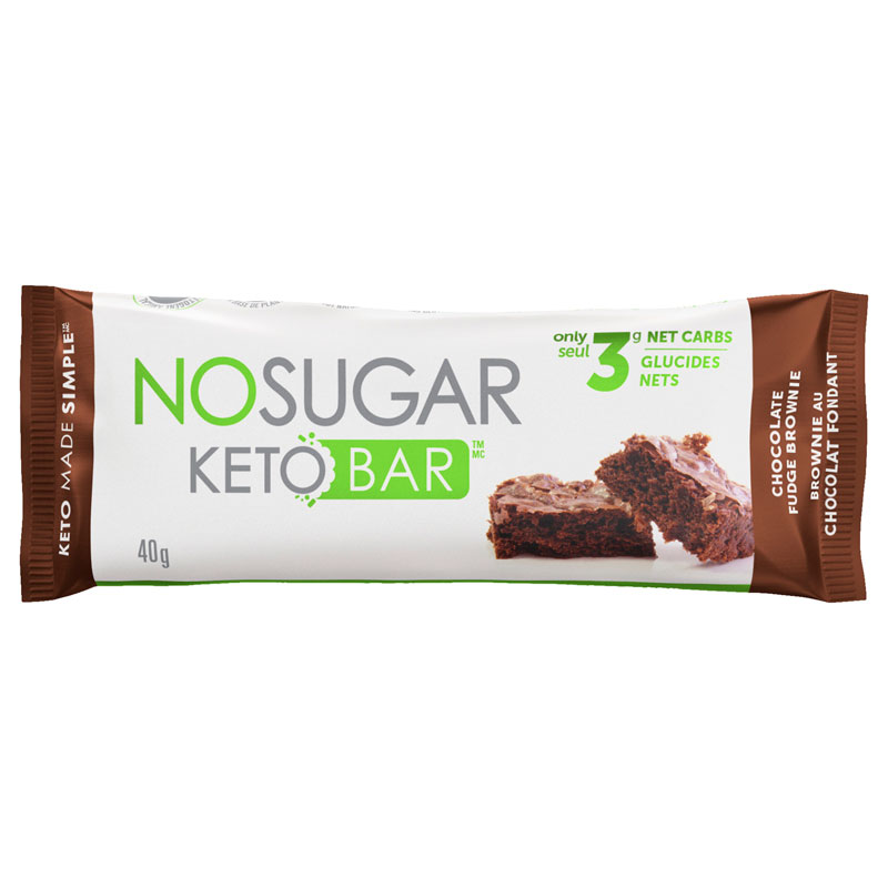 No Sugar Keto Bar - Chocolate Fudge Brownie - 40g