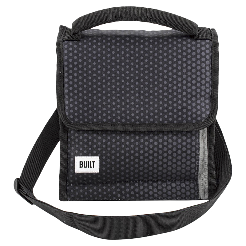 Built Midnight Microdot Gel Cube Lunch Bag