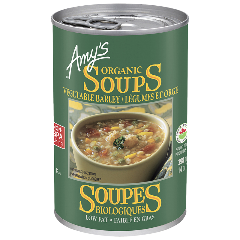 Amy's Organic Soup - Vegetable Barley - 398ml
