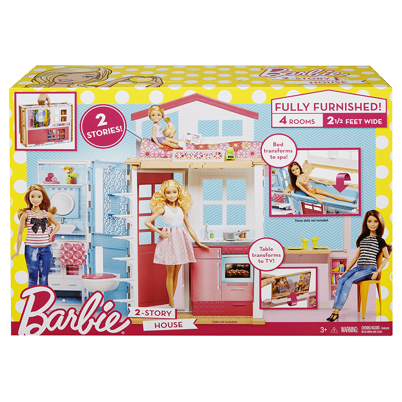 Barbie 2 Story House Playset