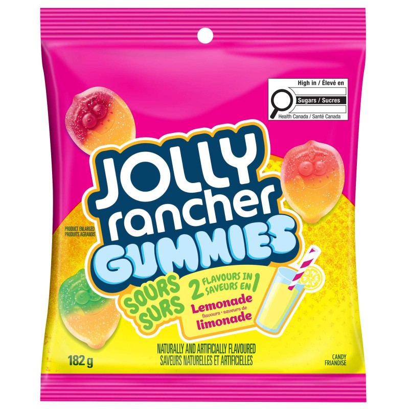 Jolly Rancher 2-in-1 Gummies - Lemonade - 182g