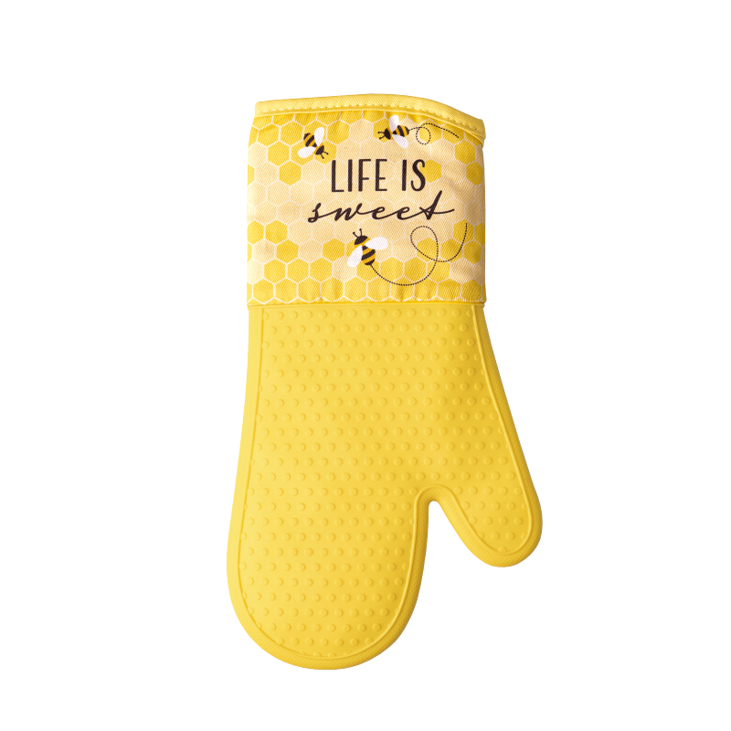 Krumbs Kitchen Homemade Silicone Oven Mitt - Life is Sweet