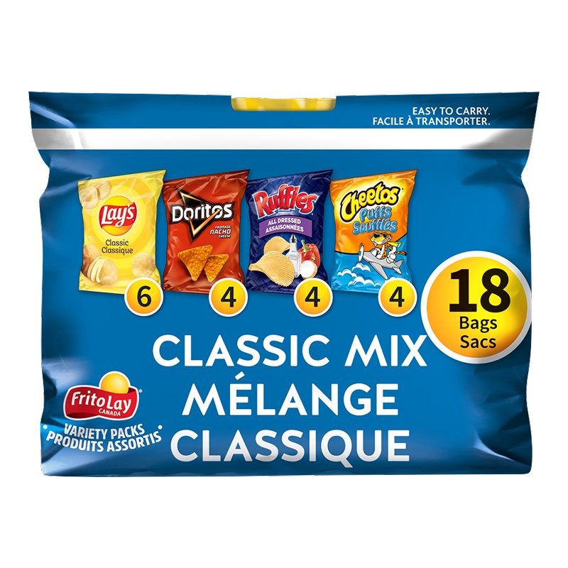 Frito-Lay Classic Mix Variety Pack - 504g - 18's