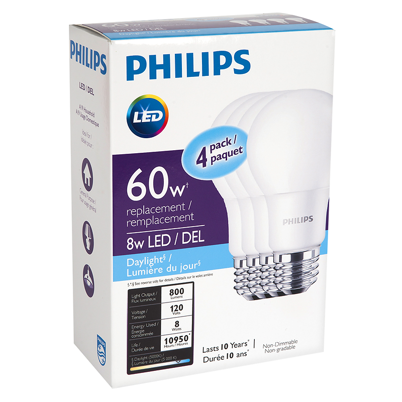 Philips Basic A19 LED Light Bulb