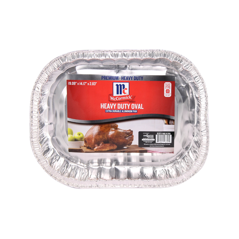 McCormick Heavy Duty Oval Aluminum Pan