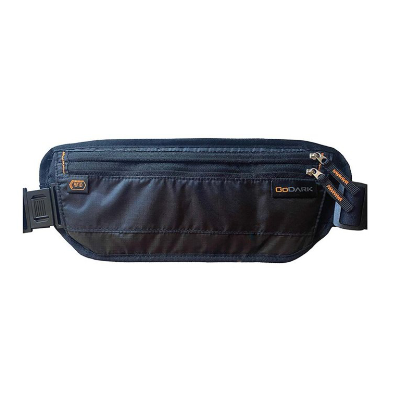 GoDark Belt Bag for Passport, Cash, Cards