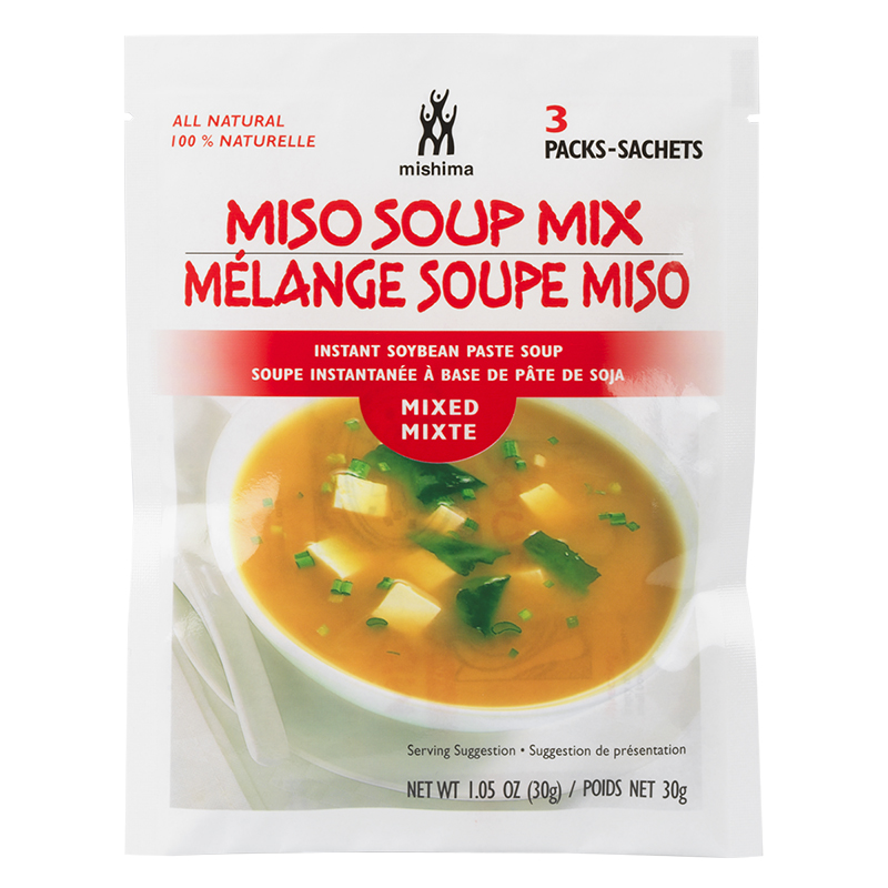Mishima Instant Miso Soup - Mixed - 3 Pack