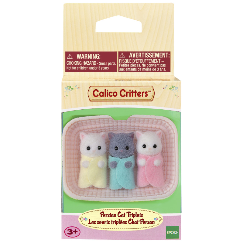 Calico Critters Persian Cat Triplets