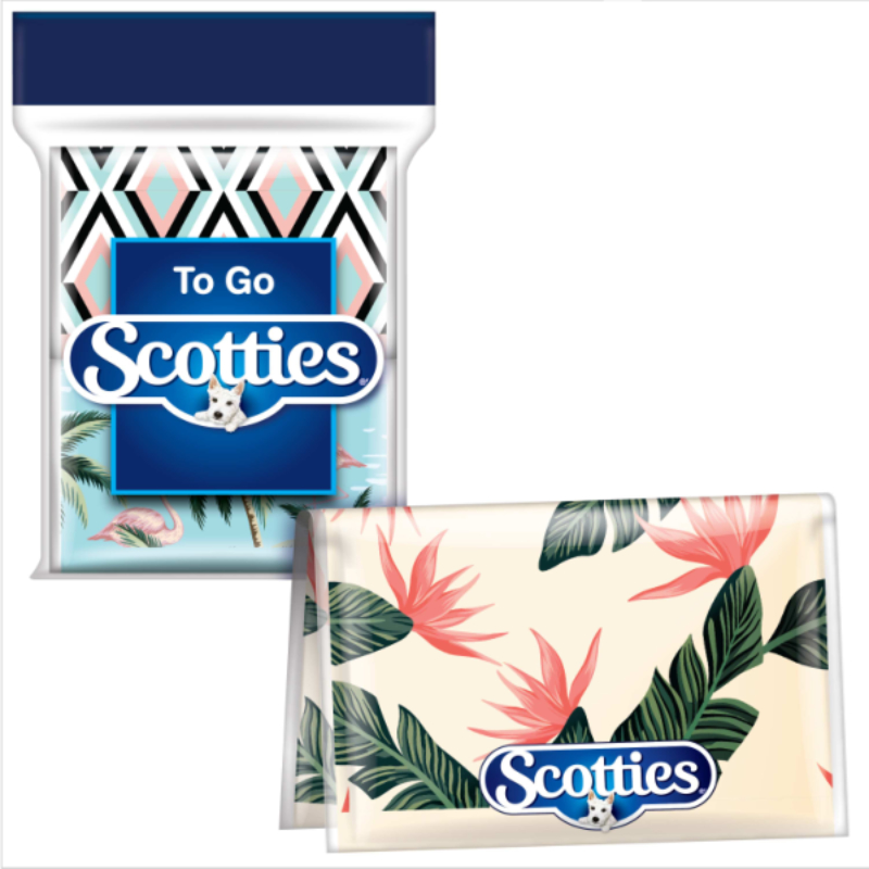 Scotties To Go Facial Tissue - 8x10s