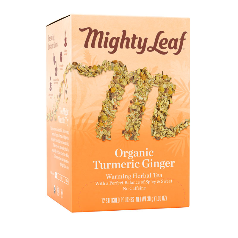 Mighty Leaf Tea - Organic Tumeric Ginger - 12s