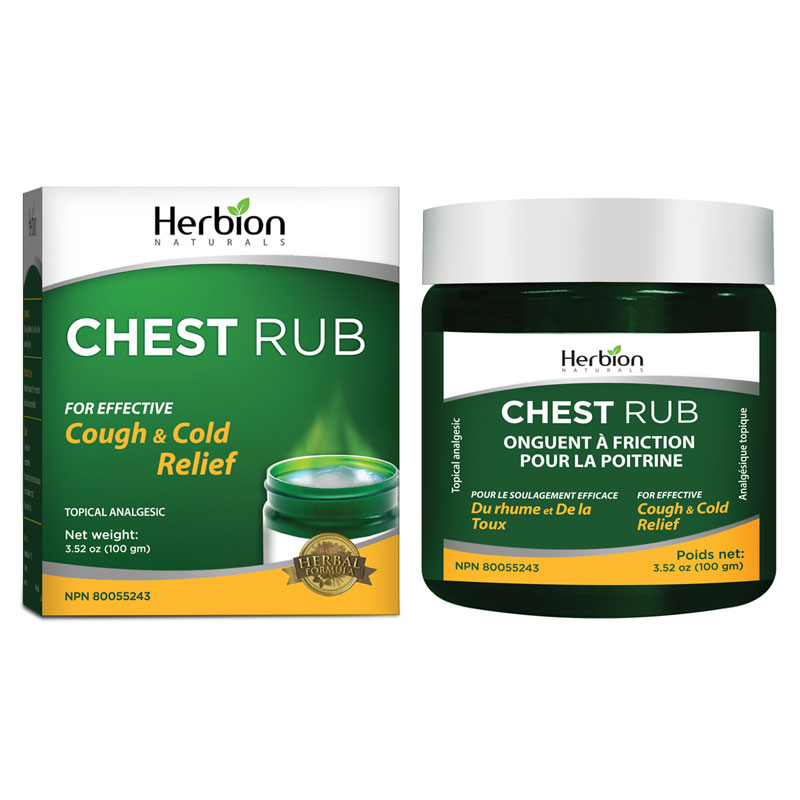 Herbion Naturals Chest Rub – Cough, Nasal, Chest Congestion – 100g