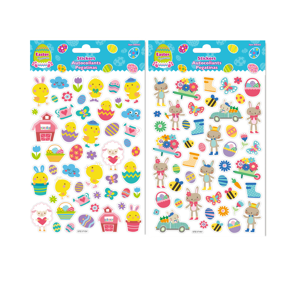 Easter Epoxy Stickers - Assorted