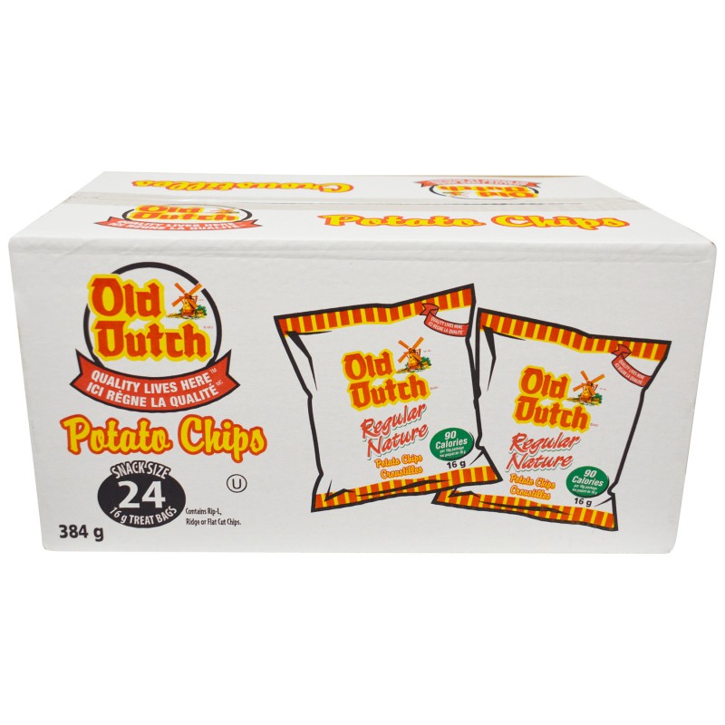 Old Dutch Potato Chips Original - 24s