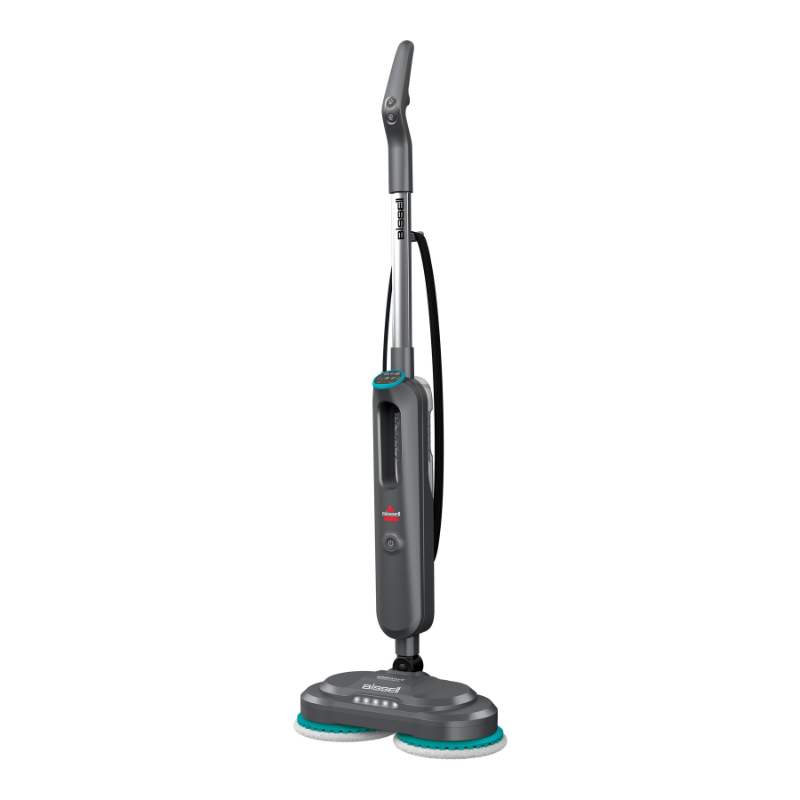 BISSELL SpinWave SmartSteam Stick Electric Mop - Titanium With Electric Blue Accents - 3712C