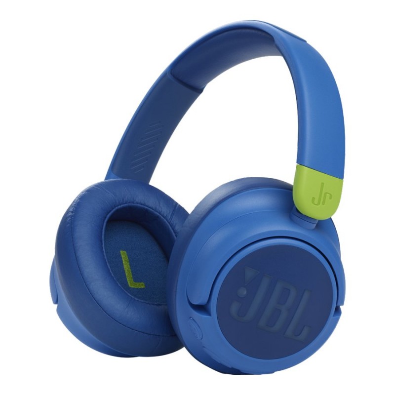 JBL JR 460NC Wireless Headphones - Blue - JBLJR460NCBLUAM