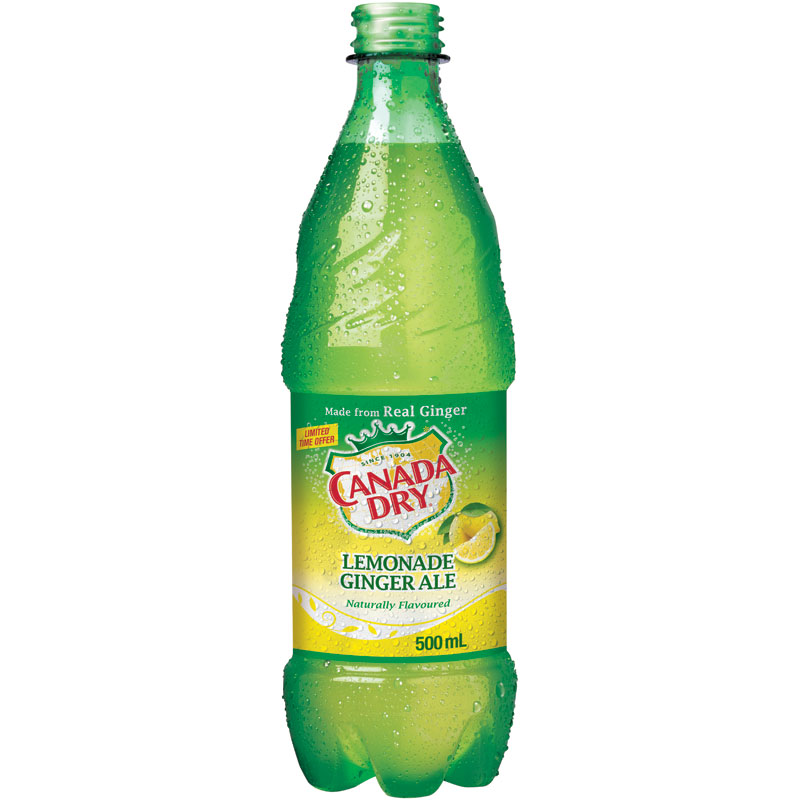 Canada Dry Ginger Ale - Lemonade - 500ml