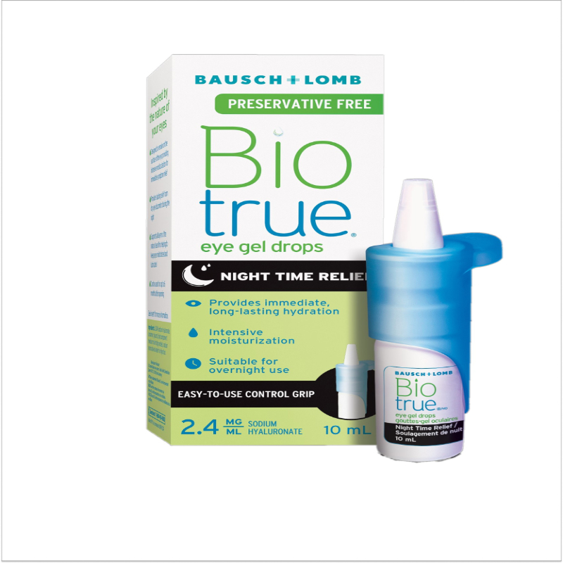 Bausch&Lomb Biotrue Eye Gel Drops - Nighttime Relief - 10ml