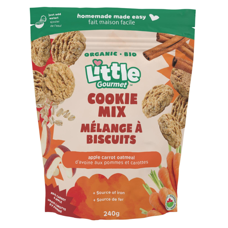 Little Gourmet Cookie Mix - Apple Carrot Oatmeal - 240g