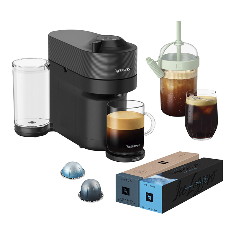 De'Longhi Nespresso Vertuo Pop+ Coffee Machine - Liquorice Black - ENV92BTUCA