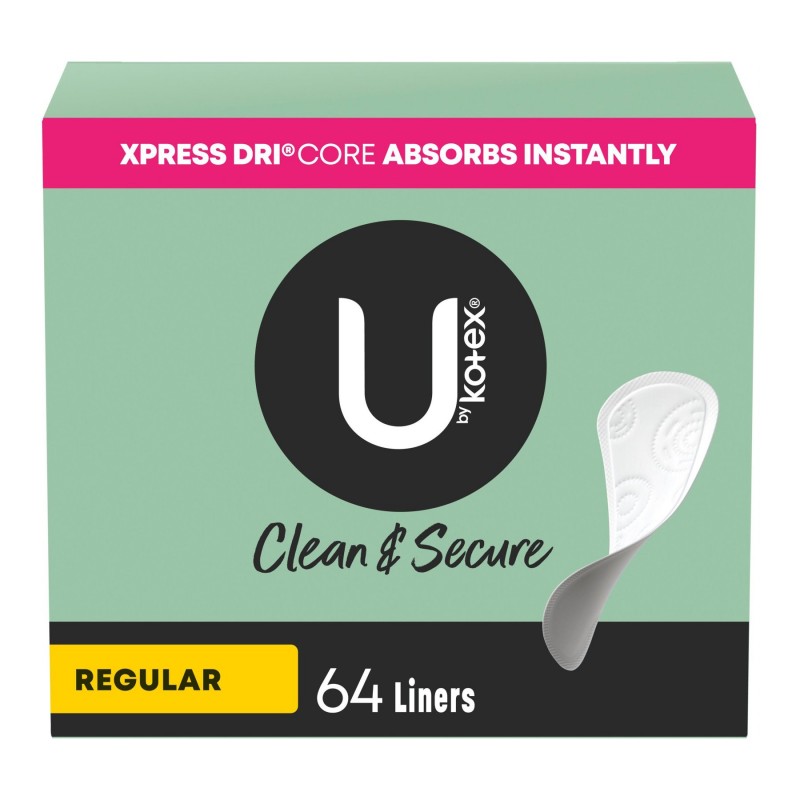 U By Kotex Lightdays Liners Regular 64s London Drugs