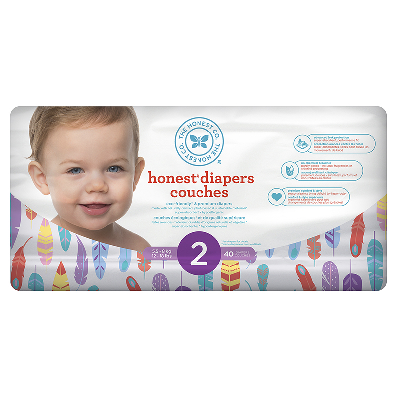 honest diapers size 2