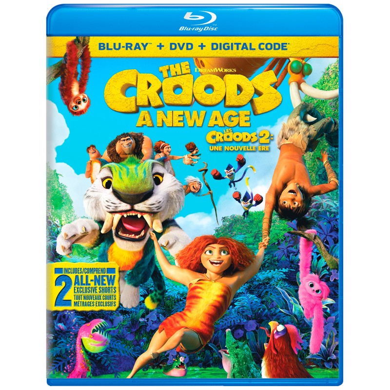 The Croods, A New Age - Blue-Ray DVD Combo