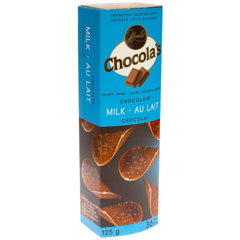 Hamlet Chocola's Crispy Thins - Milk Chocolate - 125g