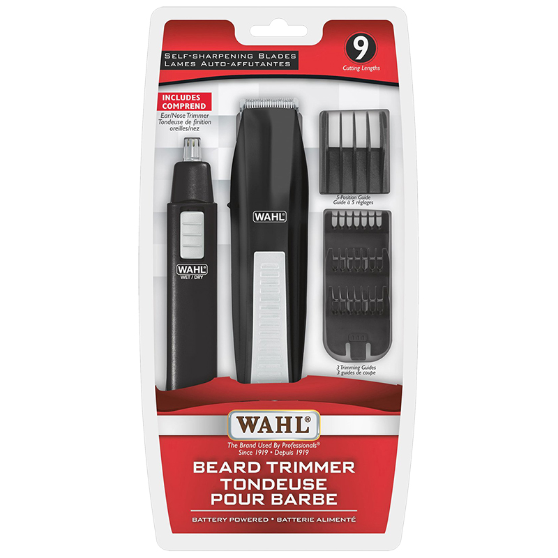 wahl beard trimmer battery operated