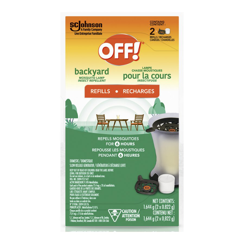 OFF! Insect Repellent Lamp Refill - 2's